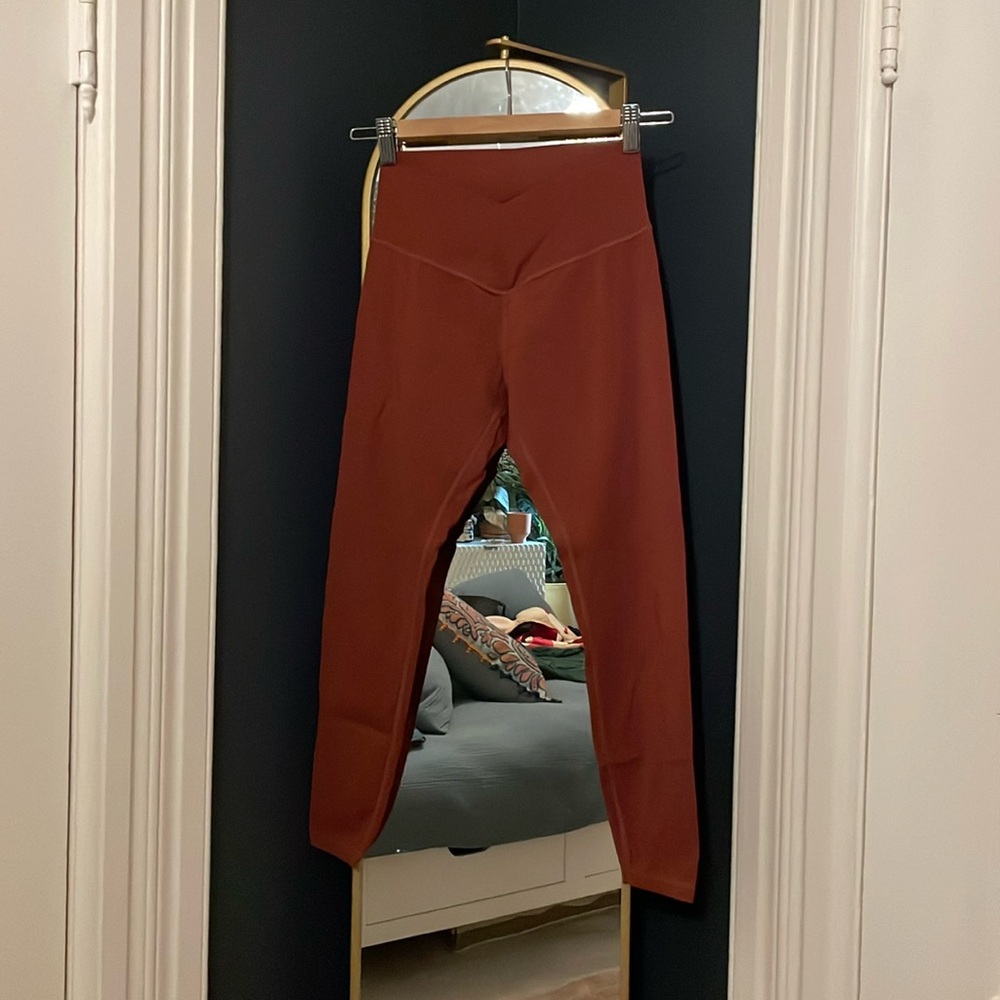 Popflex Rust Colored Yoga Pants